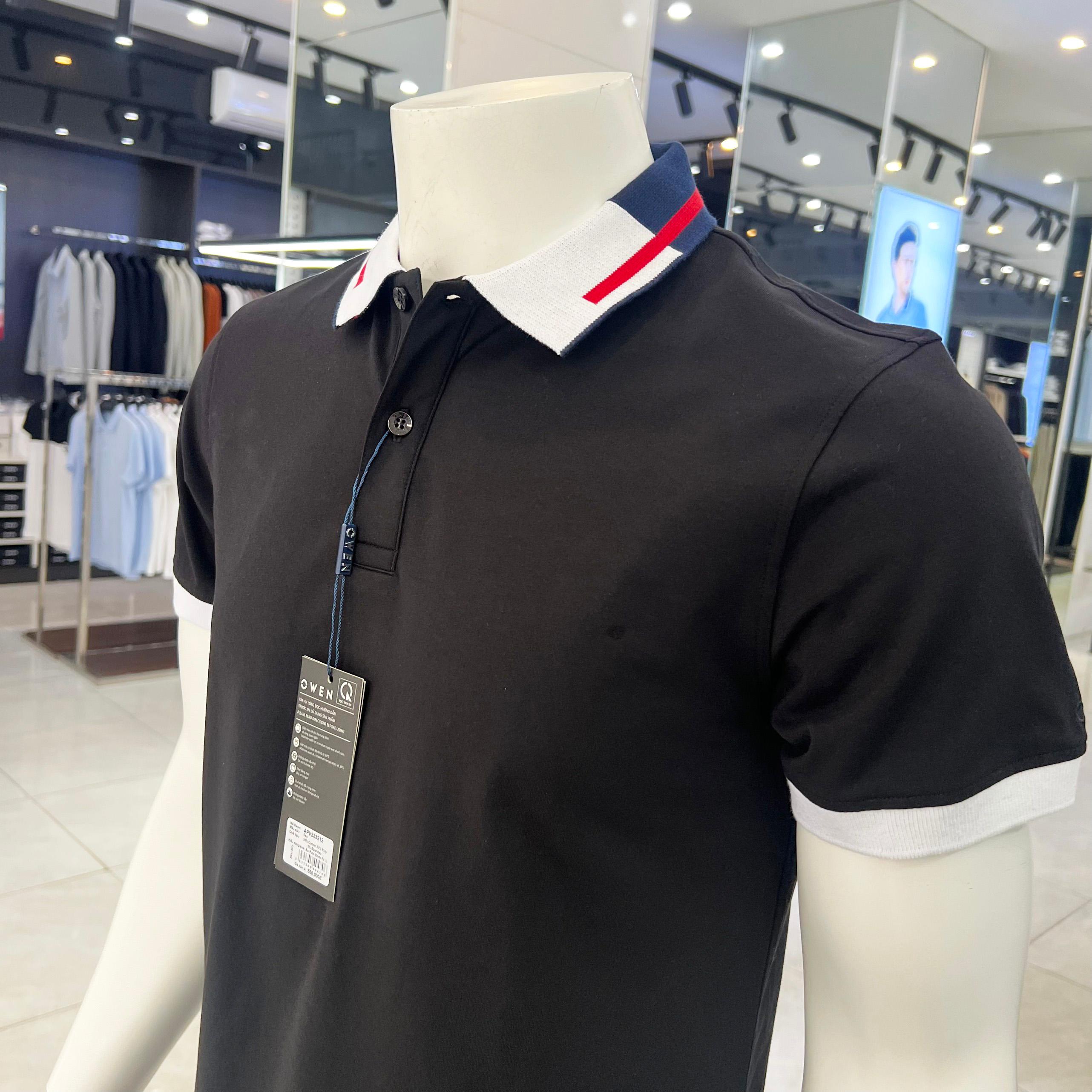 Áo Polo nam Owen cao cấp sợi cotton thoáng mát thấm hút mồ hôi APV233212