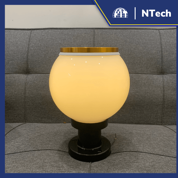 Đèn trụ cổng năng lượng mặt trời JD-X70/JD-X75 | 6V 3W | Ánh sáng trắng/vàng | Mẫu mới 2025