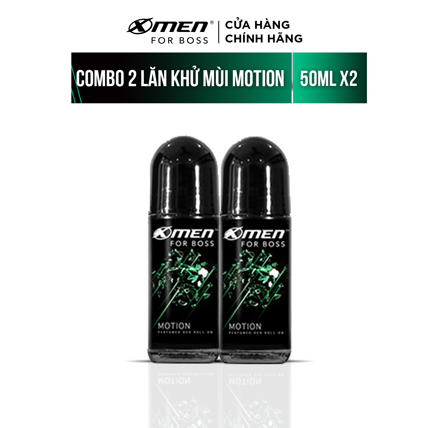 Combo 2 Lăn khử mùi X-Men For Boss 50ml Motion