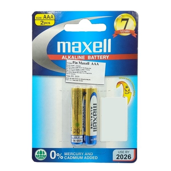 Pin Maxell Alkaline AAA 1.5V