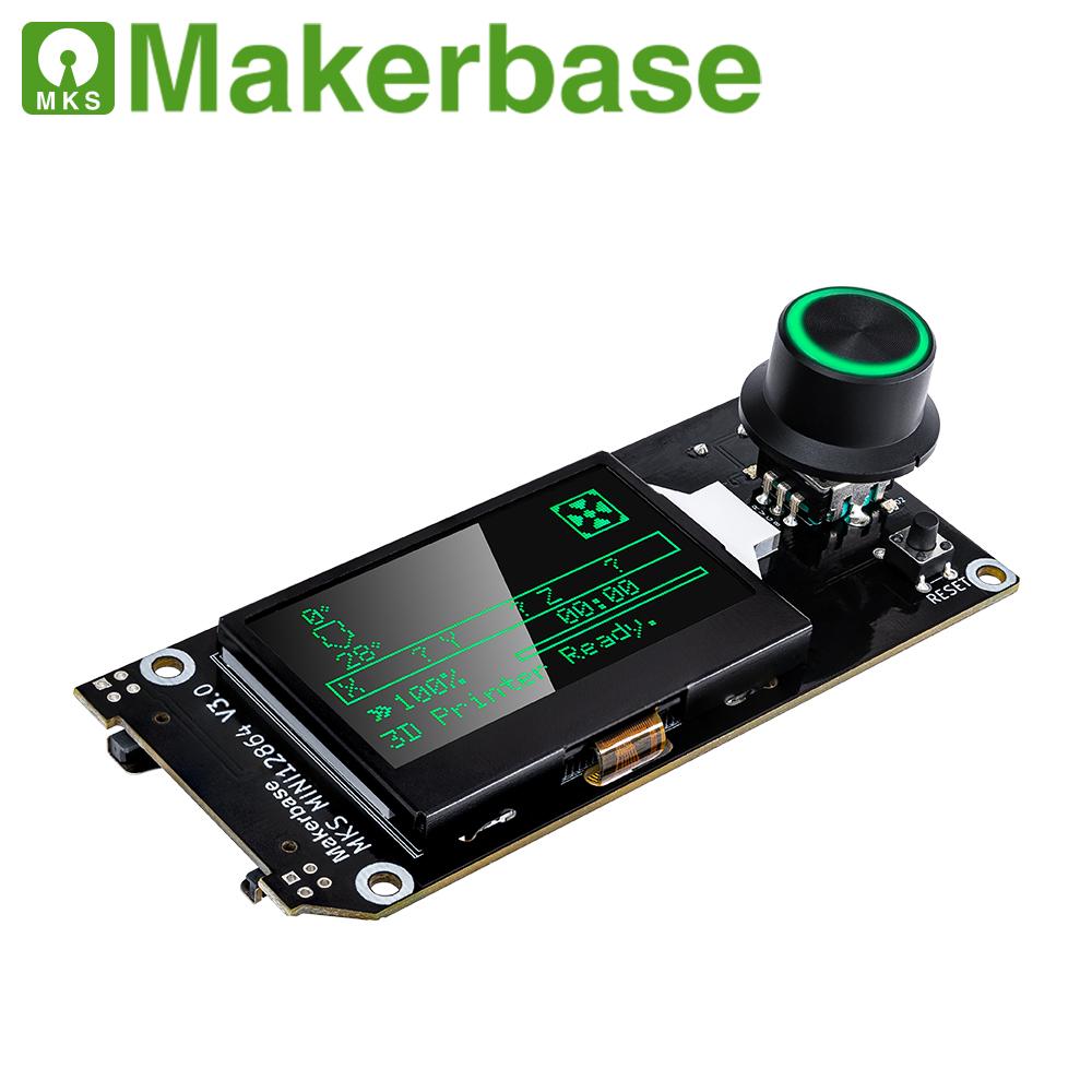 Makerbase MKS MINI12864 V3 Lắp Thẻ SD Bên MÀN HÌNH LCD Hiển Thị Thông Minh Màn Hình 3D Máy In Phần MKS SKR VORON mini 12864