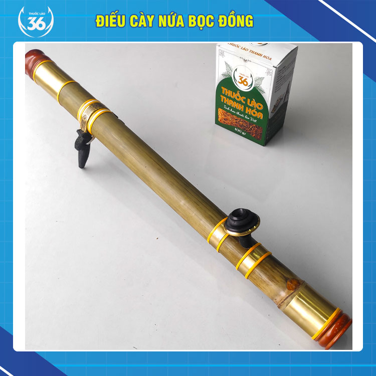 Điếu Cày Nứa Bọc Đồng