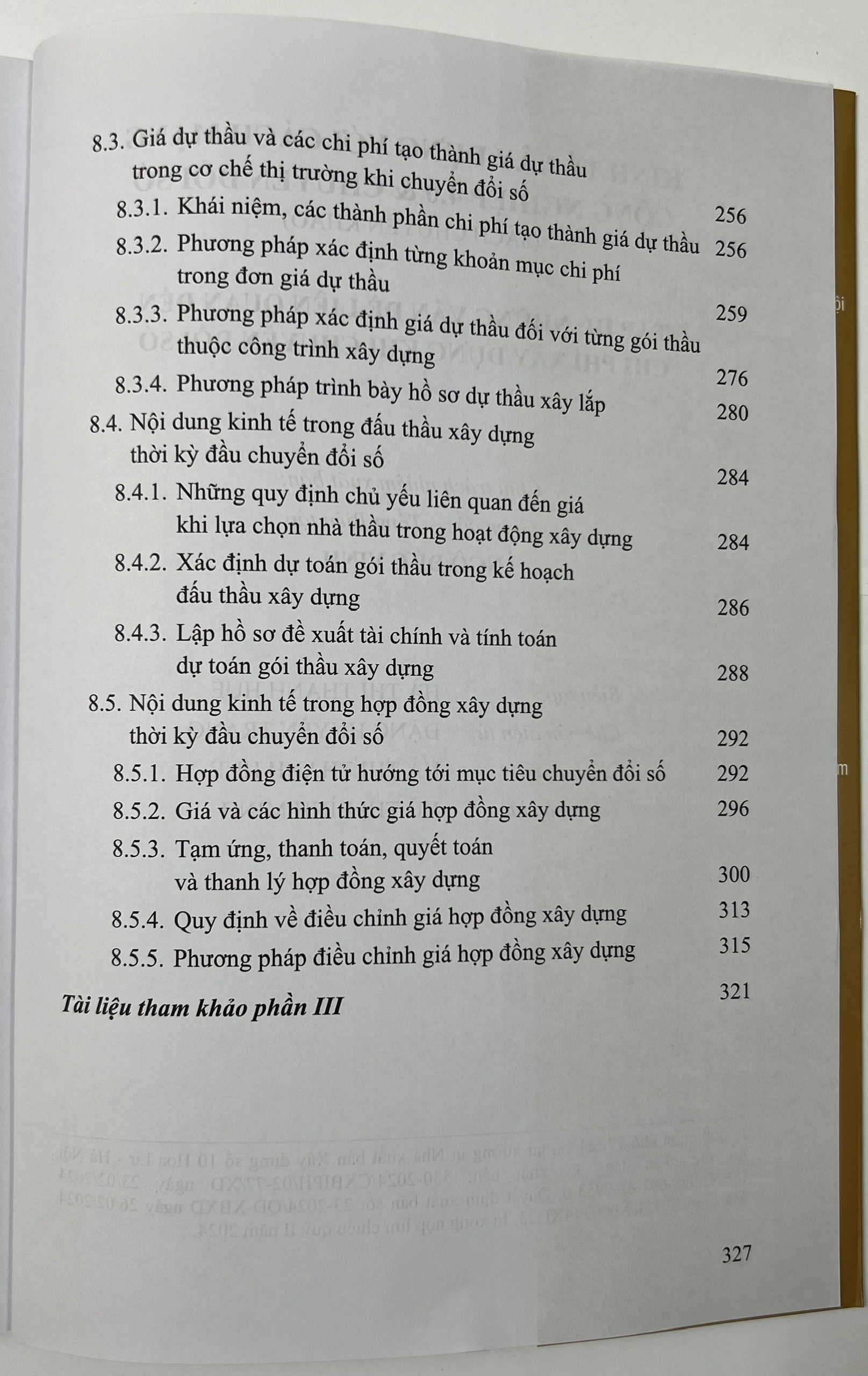 Sách - Kinh Tế Xây Dựng Với Cách Mạng Công Nghiệp 4.0 &amp; Chuyển Đổi Số (Tập 3)