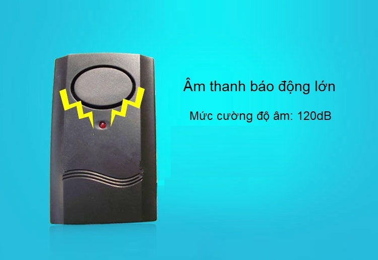 Báo động cảm biến rung chống trộm Model 323H (Tặng kèm miếng thép đa năng 11in1)