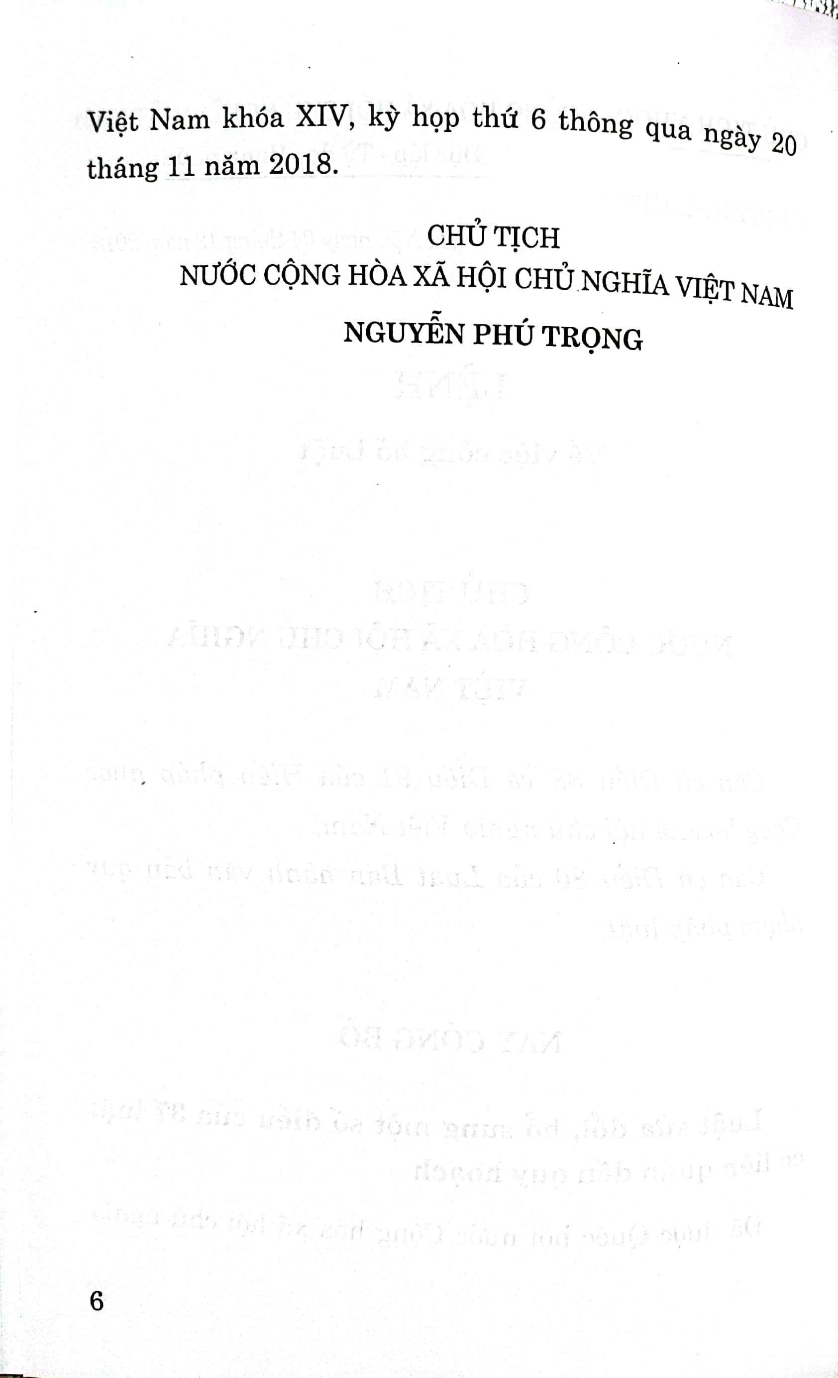 Luật sửa đổi, bổ sung một số điều của 37 luật có liên quan đến quy hoạch