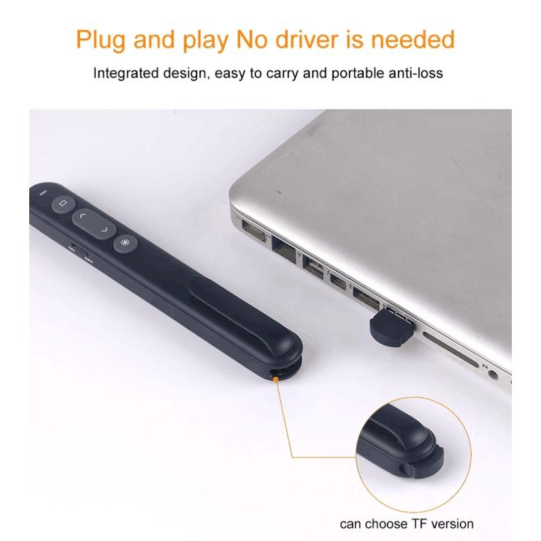 Bút Xoay Trang Máy Chiếu Không Dây USB mini