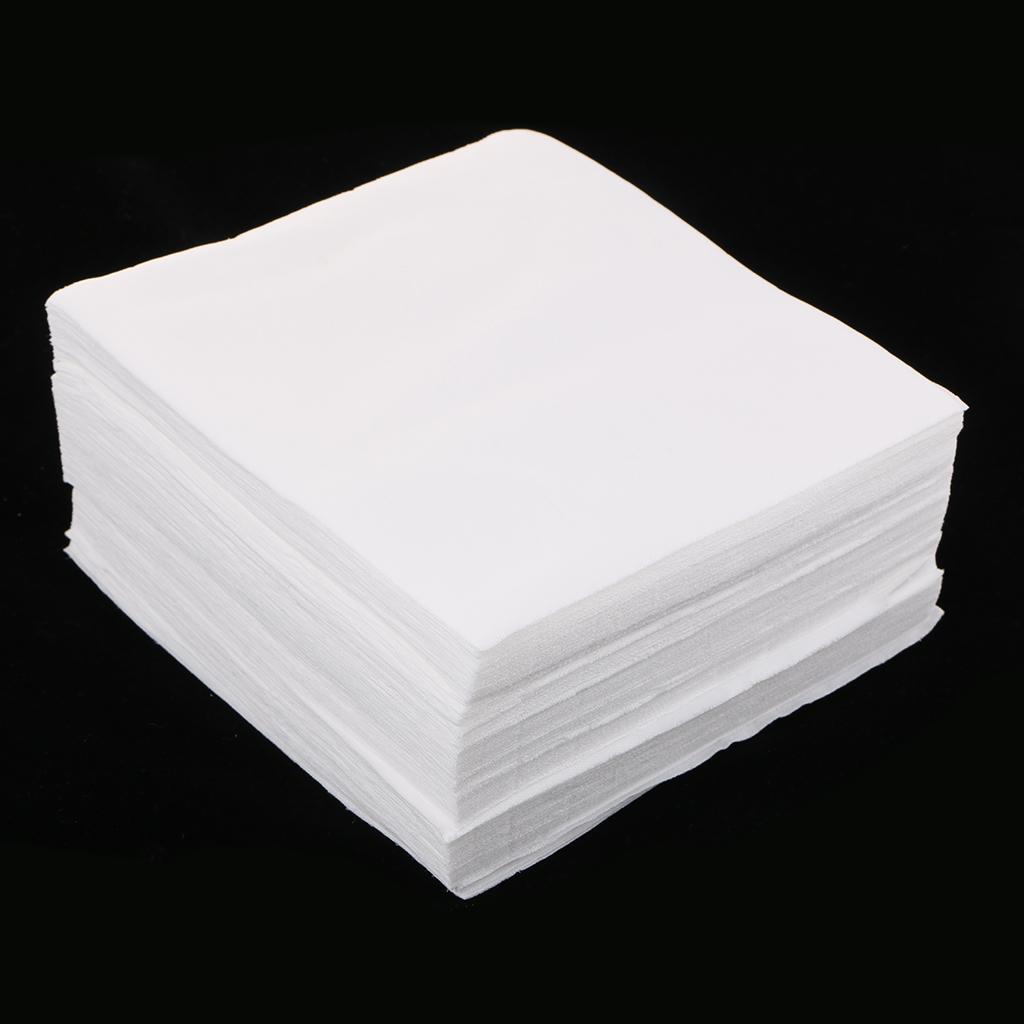 450Pcs Cleanroom Wiper Dustless Fiber Cloth Non-woven White 15x15CM 6''