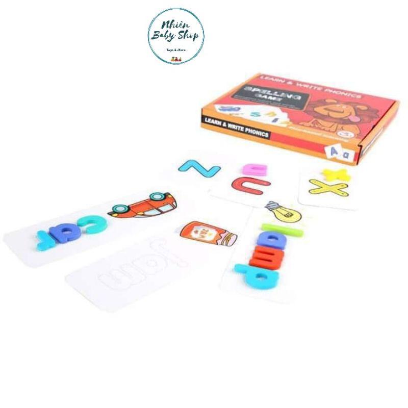 Xếp chữ tiếng Anh - spelling game (mẫu mới)