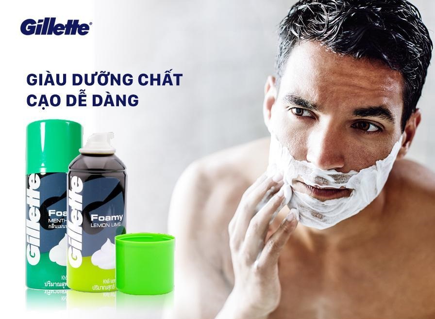 Bọt Cạo Râu GILLETTE London Bridge Chai 300g