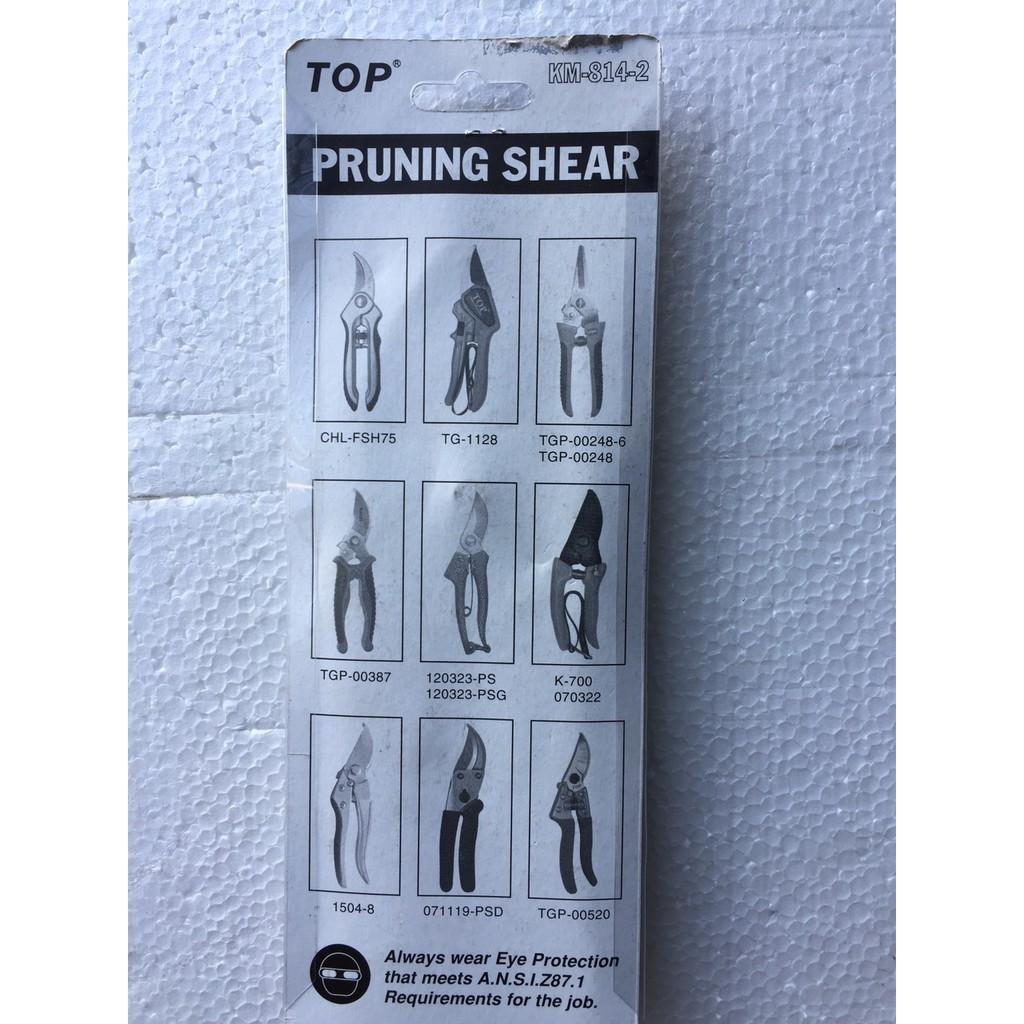 Kéo cắt cành Lưỡi Inox Top - KM-814-2