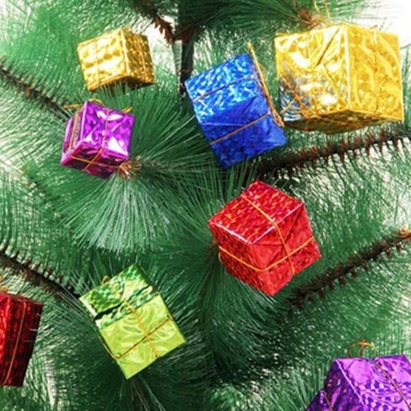 12 hộp quà mini trang trí noel