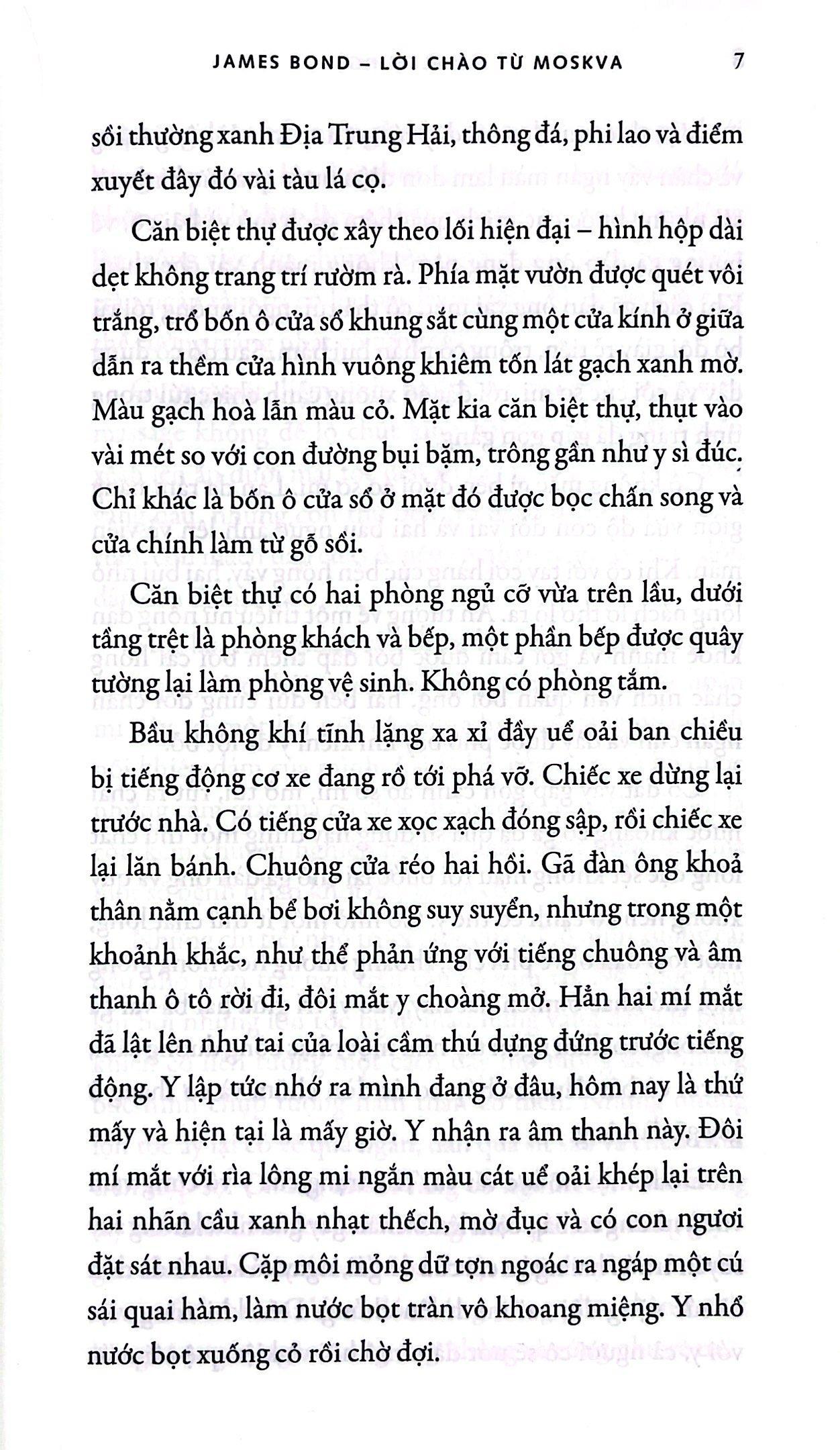 Lời Chào Từ Moskva (Series James Bond) - Bản Giới Hạn - Tặng Kèm Bìa Áo + Postcard 2 Mặt