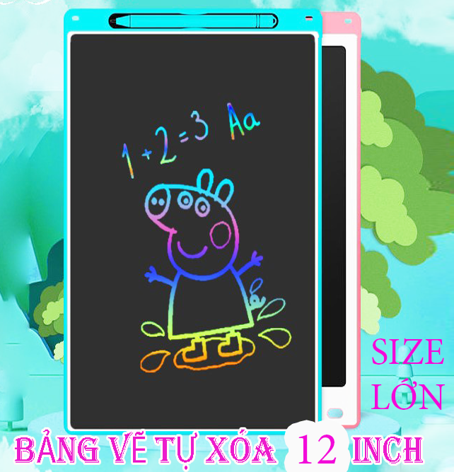 BẢNG VẼ SAVING MÀU 12 INCH - TỰ XÓA ( Màu Ngẫu Nhiên)