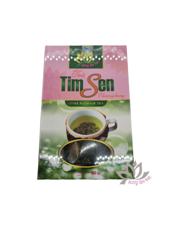 TRÀ TIM SEN HỘP 80G - HƯƠNG SEN VIỆT