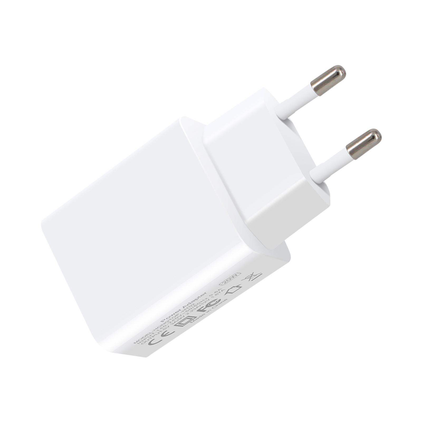 Bộ chuyển đổi nguồn 20W USB-C sạc tường PD 3.0 Loại C Tương thích với iPhone 12 Mini / 12 iPad Pro AirPods Pro