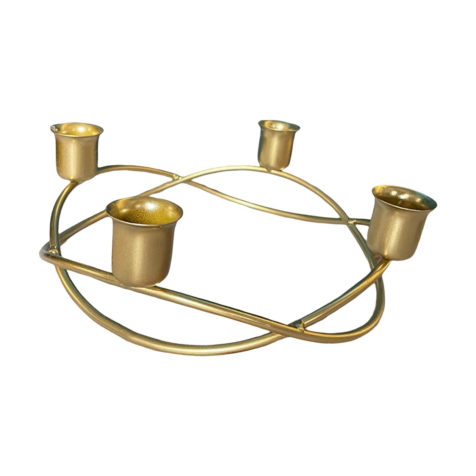 Candle Holder Wedding Table Home Home Decor Candle Holder Party Metal Stand Gold