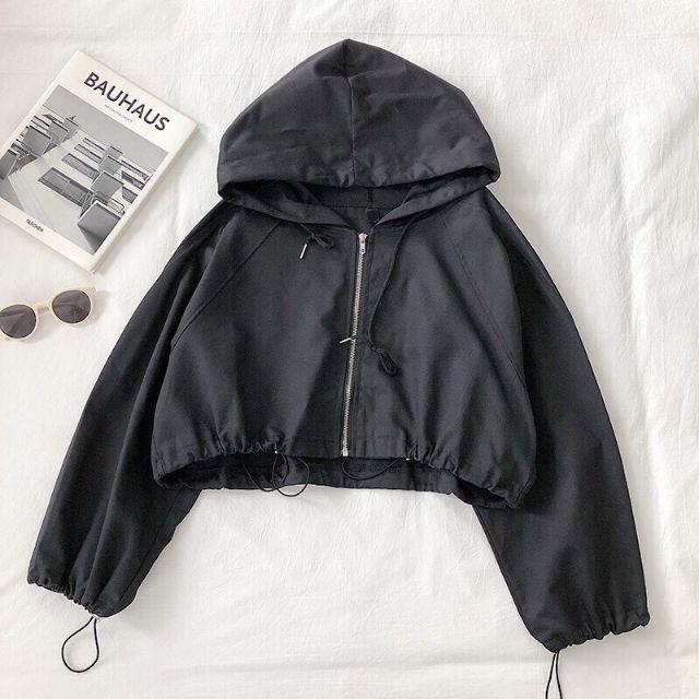 ÁO KHOÁC DÙ NGOẠI CÁNH DƠI KIỂU CROPTOP