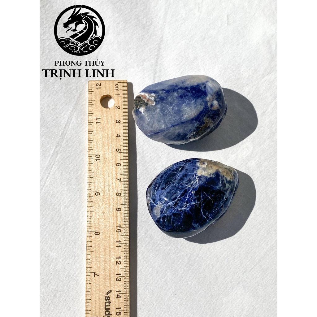 VIÊN ĐÁ BÌNH AN SODALITE LỚN DÙNG TRONG THANH TẨY, THIỀN, YOGA, PHONG THỦY