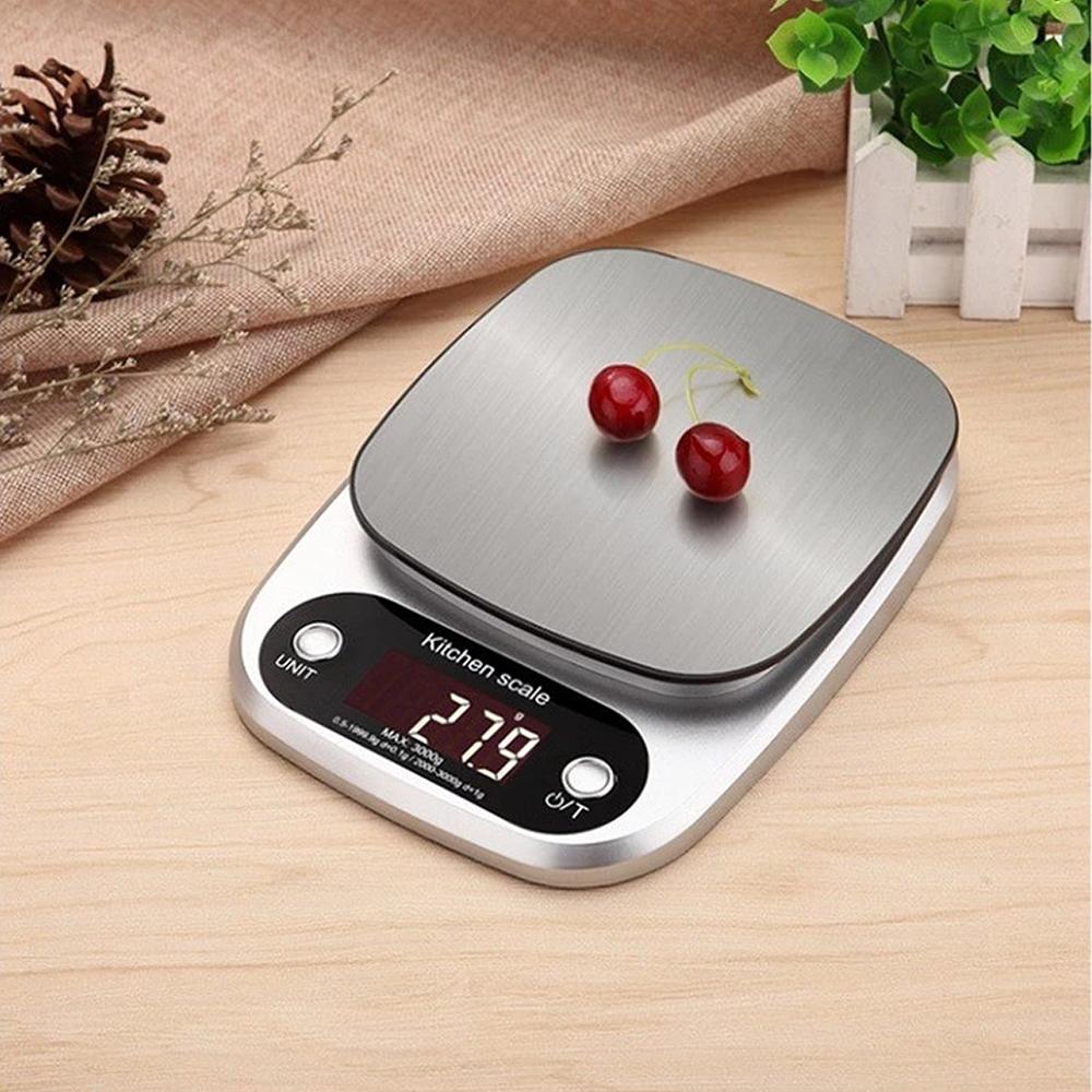 Cân Điện Tử Mini Định Lượng 1g - 10kg, Cân Tiểu Ly Nhỏ Gọn Có Màn Hình Hiển Thị, Độ Chính Xác Cao Kèm 2 Pin