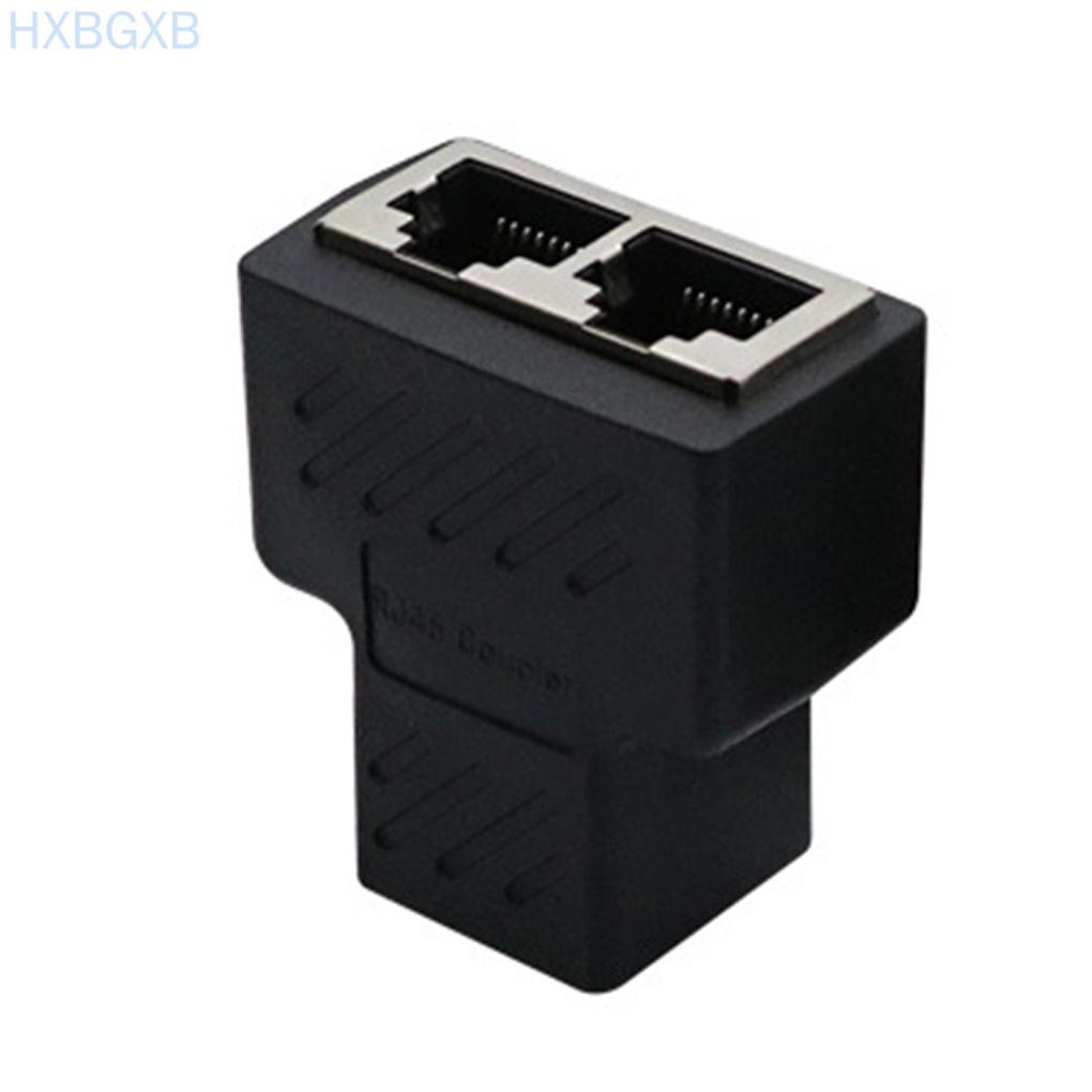 Bộ Chia Cổng Mạng Ethernet Kép Bằng Nhựa Tốc Độ Cao Cho Nhà Ở / Văn Phòng