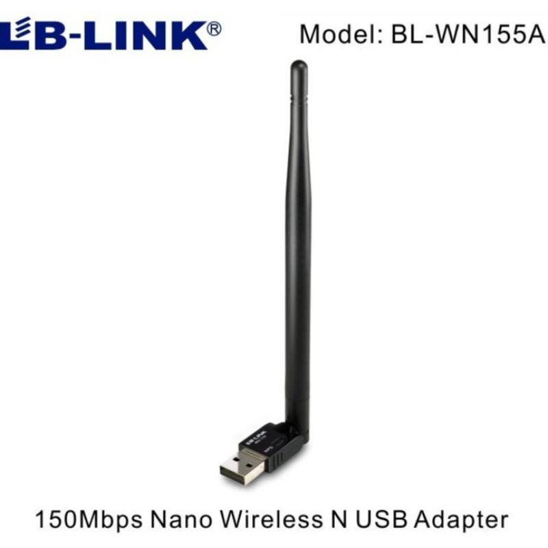 Usb wifi LB-LINK BL-WN155A nhỏ gọn có ăng ten, bắt sóng wifi xa hơn, khỏe hơn, mạnh hơn - Hàng nhập khẩu