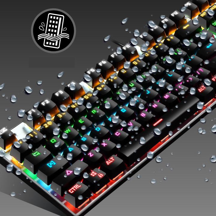 Bàn phím cơ HN FRIWOL GT-30 RGB Blue switch - Hàng Nhập Khẩu
