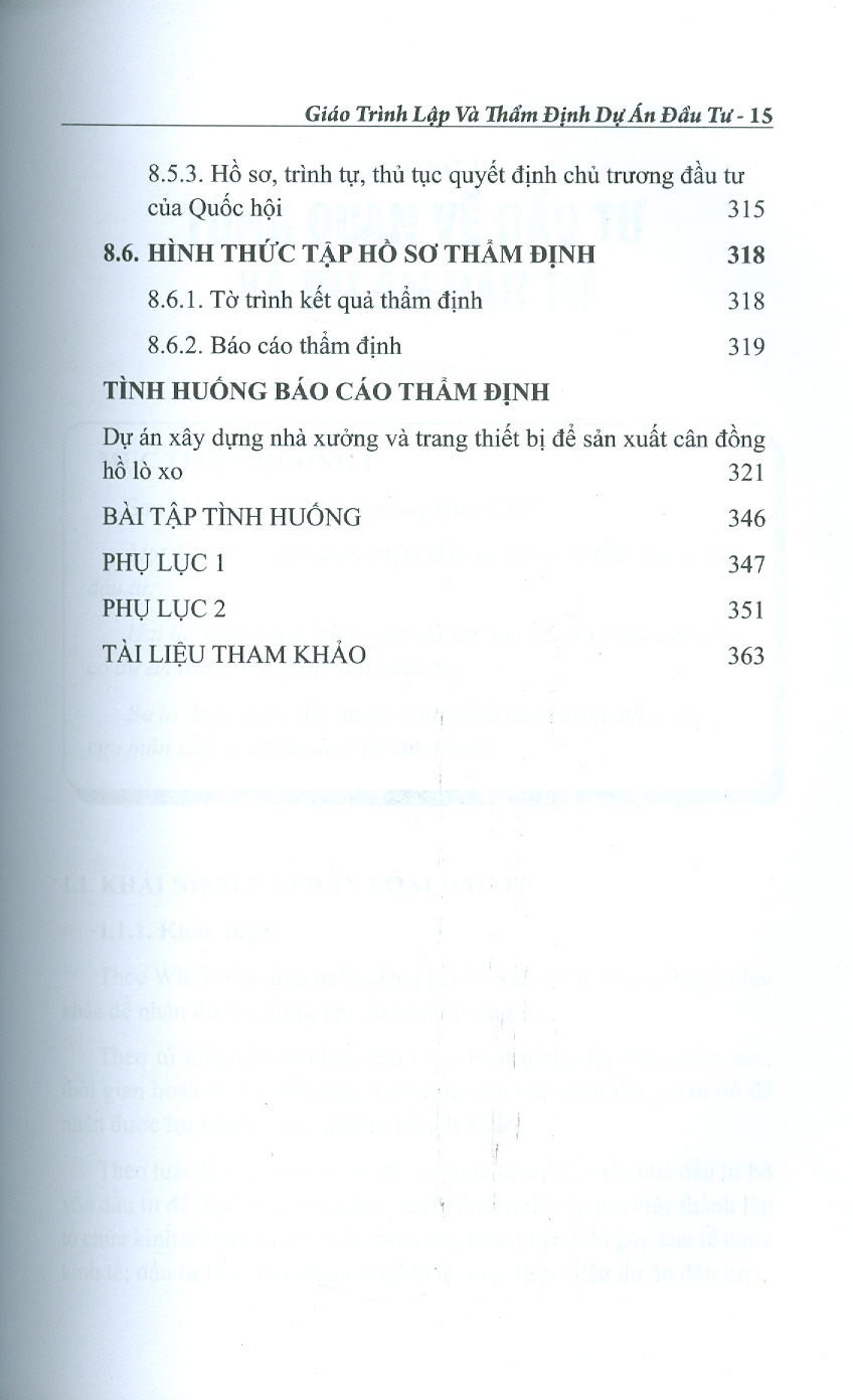 Giáo trình Lập Và Thẩm Định Dự Án Đầu Tư: Lý Thuyết - Tình Huống Thực Tế Và Bài Tập (Sách dành cho những người muốn khởi nghiệp thành công) - Đỗ Phú Trần Tình (Chủ biên); Nguyễn Thanh Huyền; Nguyễn Văn Nên; Trần Thị Kim Đào; Lê Thị Phương Loan)