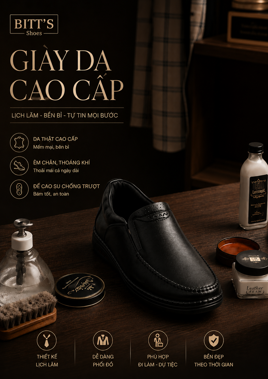 Giày tây nam Biti's (39-44)