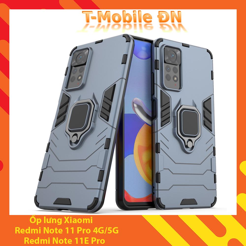 Ốp lưng cho Xiaomi Redmi Note 11 11E 12 Pro 4G/5G iRON MAN IRING Nhựa PC cứng viền dẻo chống sốc