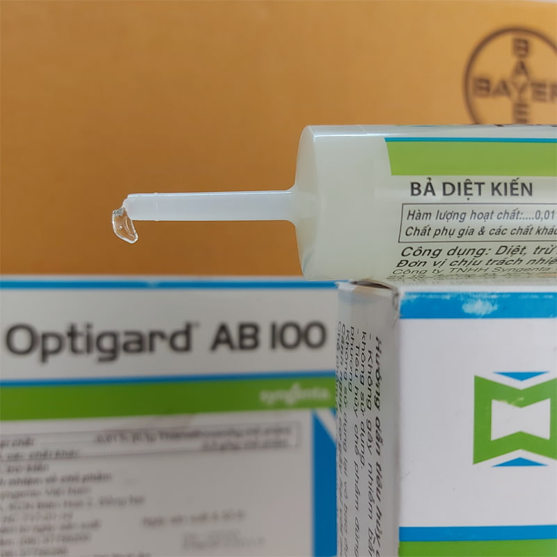 Dung Dịch Diệt Kiến Optigard Ab 100 Tuýp 30gr Giúp Tiêu Diệt Và Kiểm Soát Tất Cả Loại Kiến Dung Dịch Không Màu,, Mùi