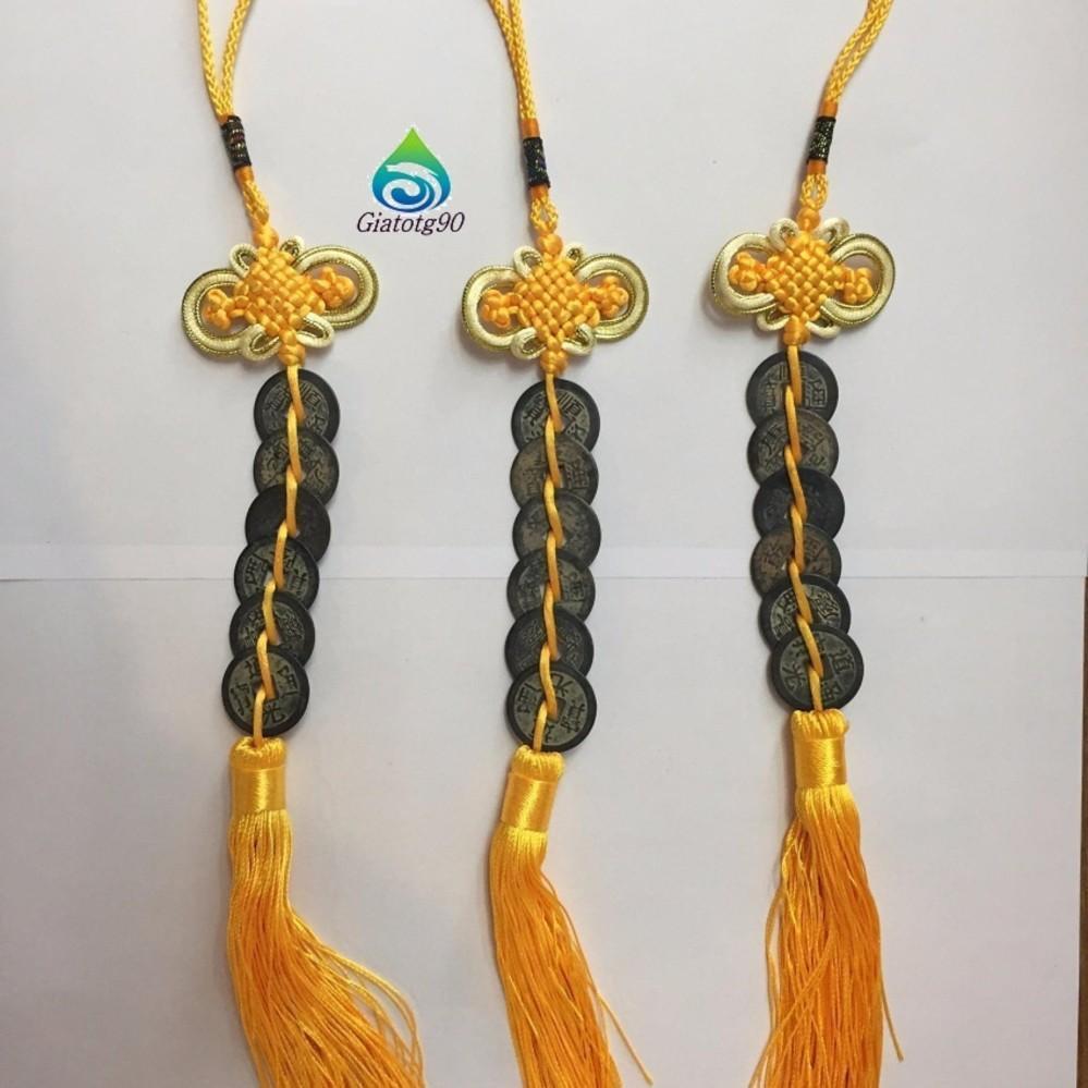 Bộ 3 xâu tiền lục đế phong thủy cầu tài lộc  206574