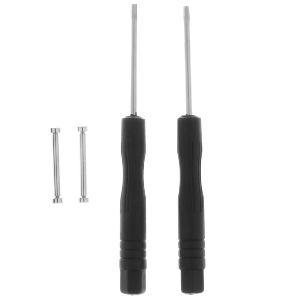 2-3pack 26mm Strap Watch Band Connecting Ear Rod Strap Link Connector Rod silver