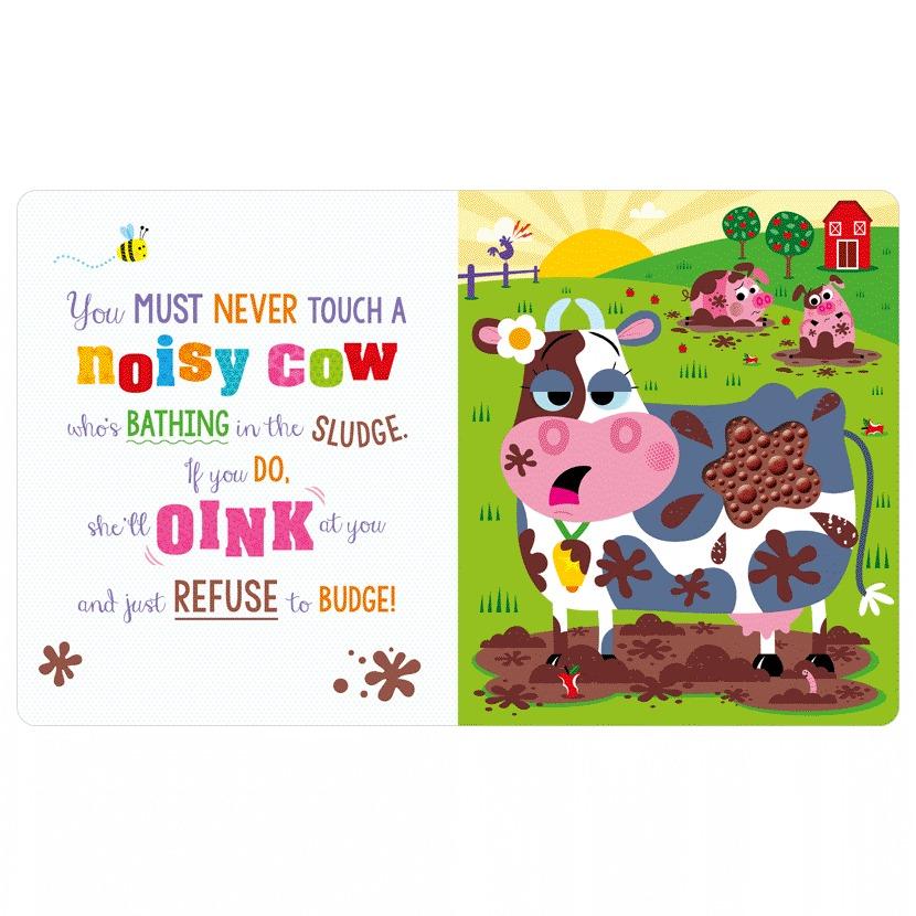 Sách ngoại văn: Never Touch Never Touch A Noisy Cow!