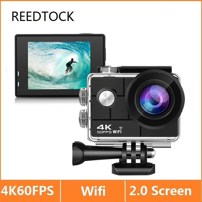 Camera hành động Ultra HD 4K / 60fps WiFi 2.0" 170D Mũ bảo hiểm chống nước dưới nước Video Go S8 Cam