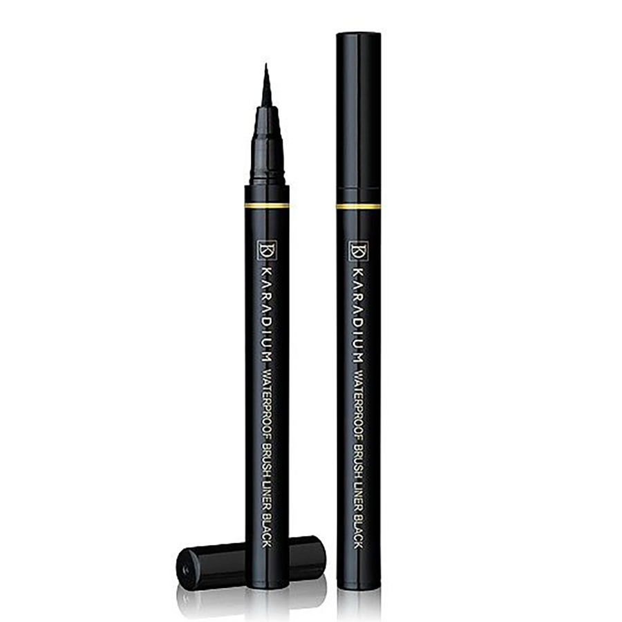 Bút Kẻ Viền Mắt Karadium Waterproof Brush Liner Black 0.55g