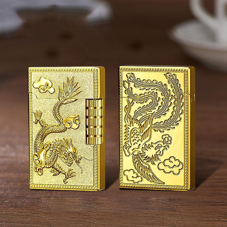 Vỏ Hột Quẹt Bật Lửa Gas Đá 803DD Nhiều Họa Tiết Độc Lạ - Giao Hình Ngẫu Nhiên