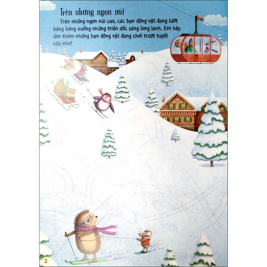 Sách Bóc Dán Dành Cho Bé Gái - Giáng Sinh Lung Linh