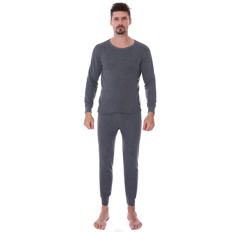 Mùa Thu Đông Nam Quần Lót Sinh Nhiệt Phù Hợp Với Chải Dày Giữ Ấm Đáy Trang Dài Johns Quần Lót Undershirts Bộ
