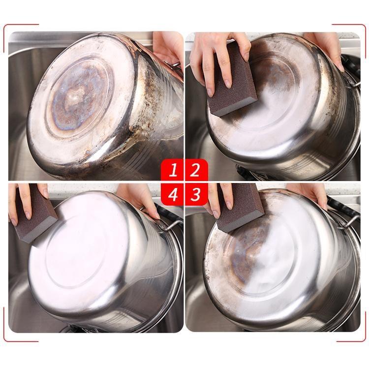 Cọ xoong nồi chảo nhà bếp bọt biển Nano nhà bếp đa năng . KD1