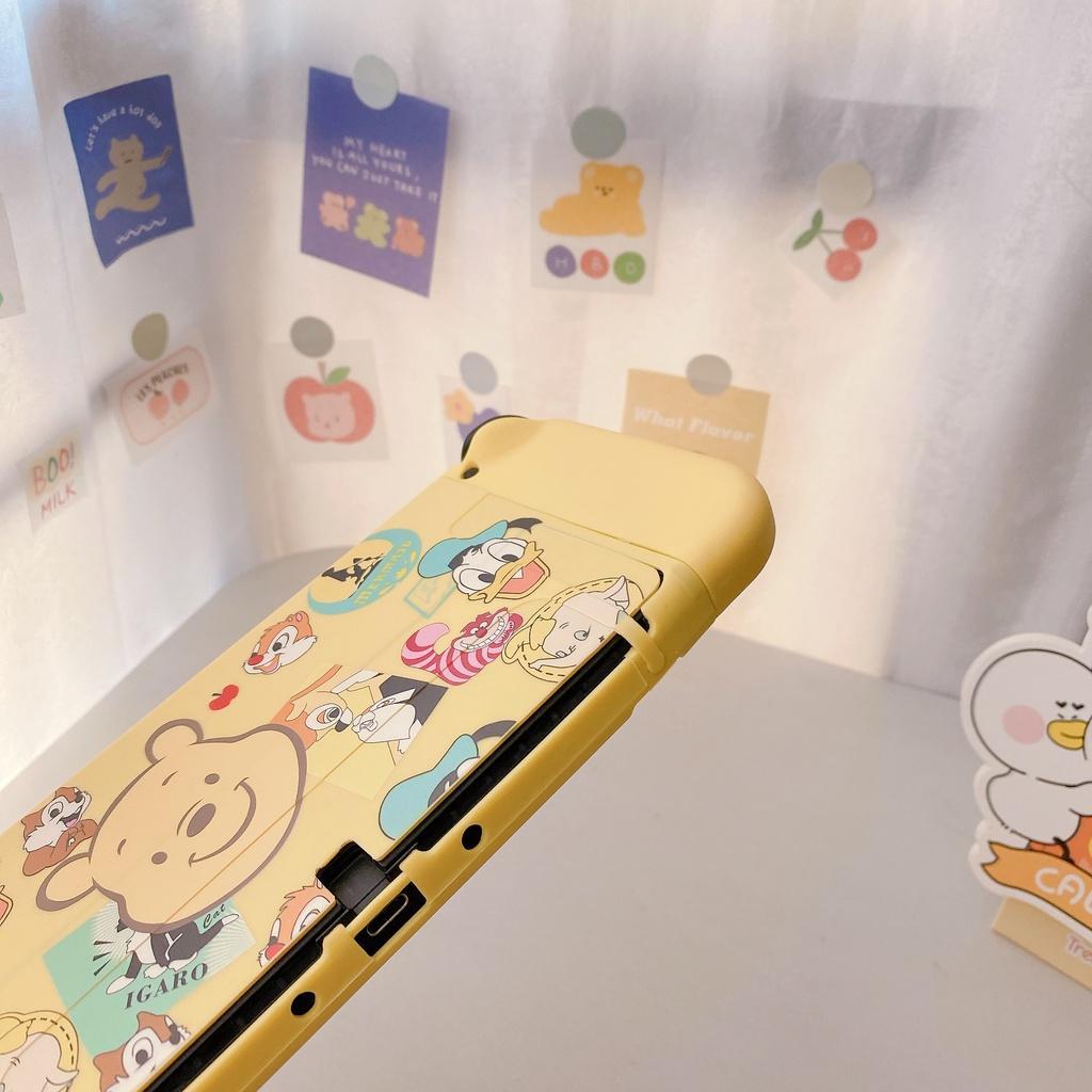Vỏ Bọc Mềm Mại Hình Gấu Pooh Cho Tay Cầm Chơi Game Nintendo Switch V1 / V2 / OLED