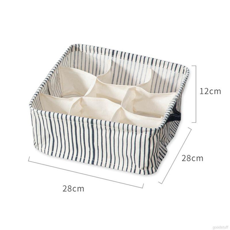 Hộp Vải Đựng Đồ Lót 9 Ngăn Tiện Lợi