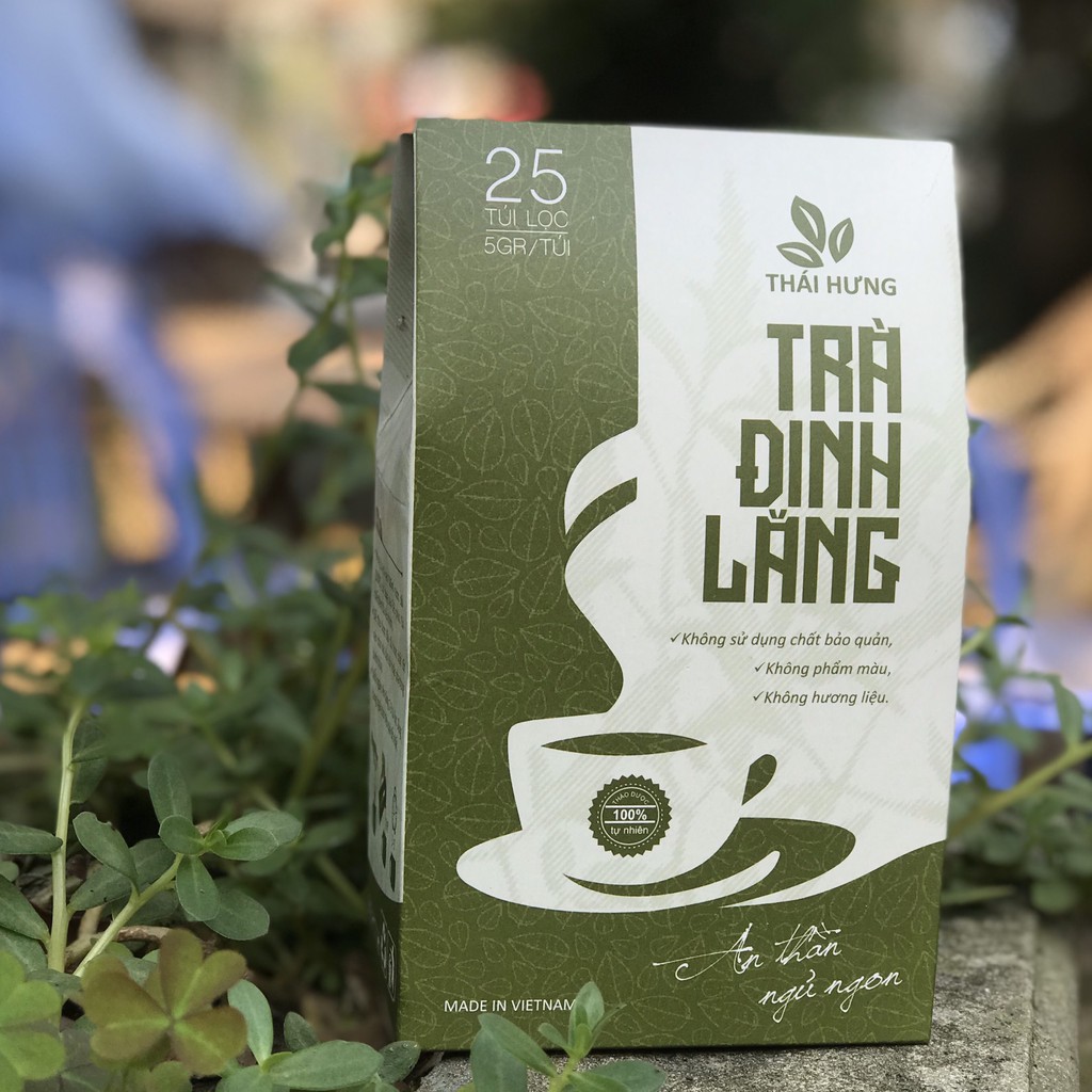 Combo 05 hộp Trà ĐINH LĂNG Thái Hưng  An thần, giảm stress, ngủ ngon