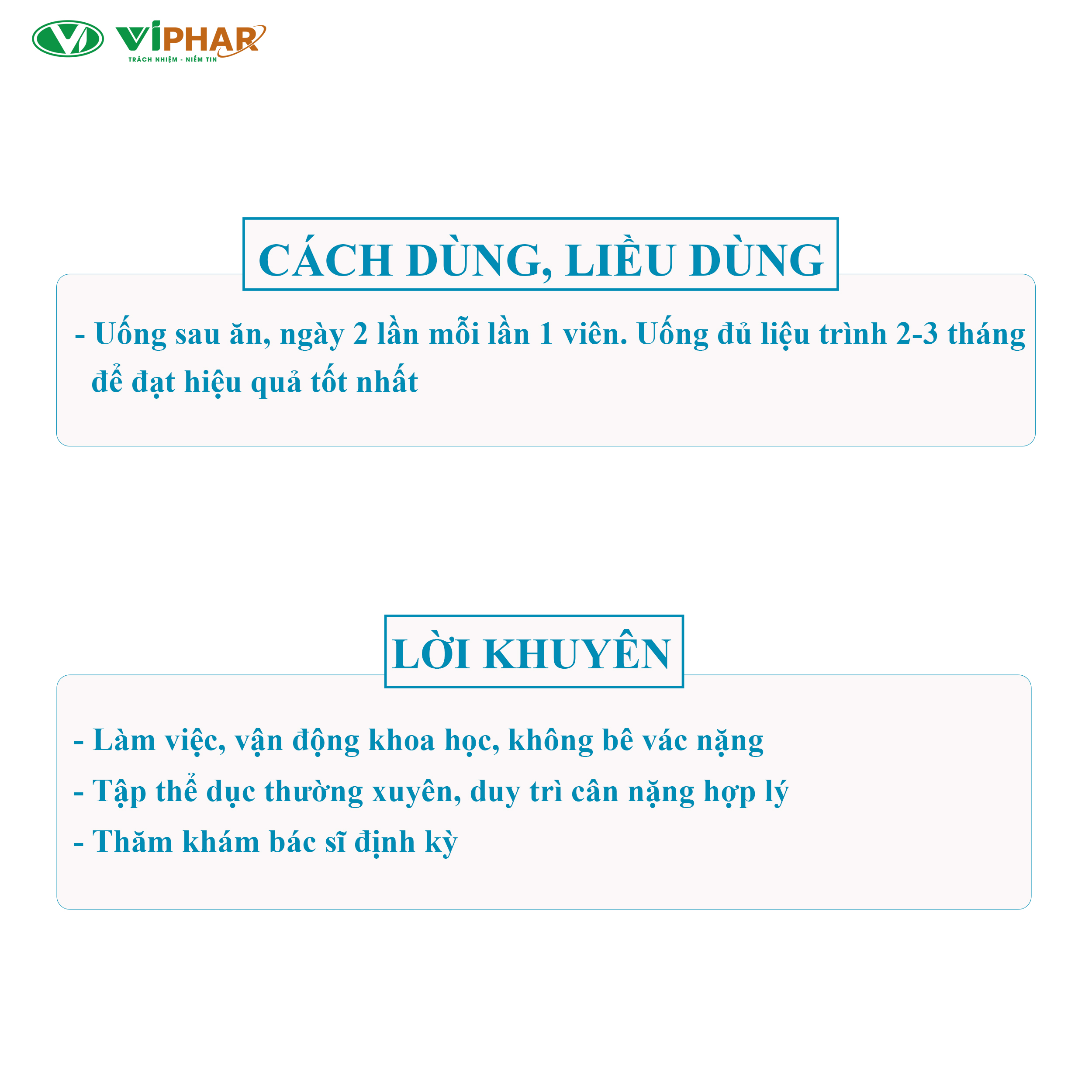 Viên Uống Hỗ Trợ Giảm Đau Mỏi Khớp, Khô Cứng Khớp, Thoái Hoá Khớp VƯỢNG KHỚP HOÀN VIPHAR Hộp 30 Viên