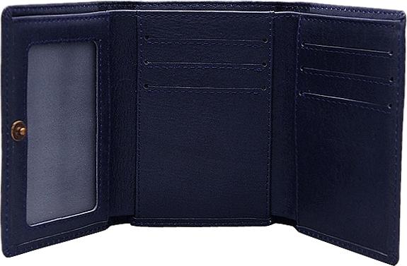 Ví Nam Da Bò Thật Cao Cấp Màu Xanh Navy EVM74