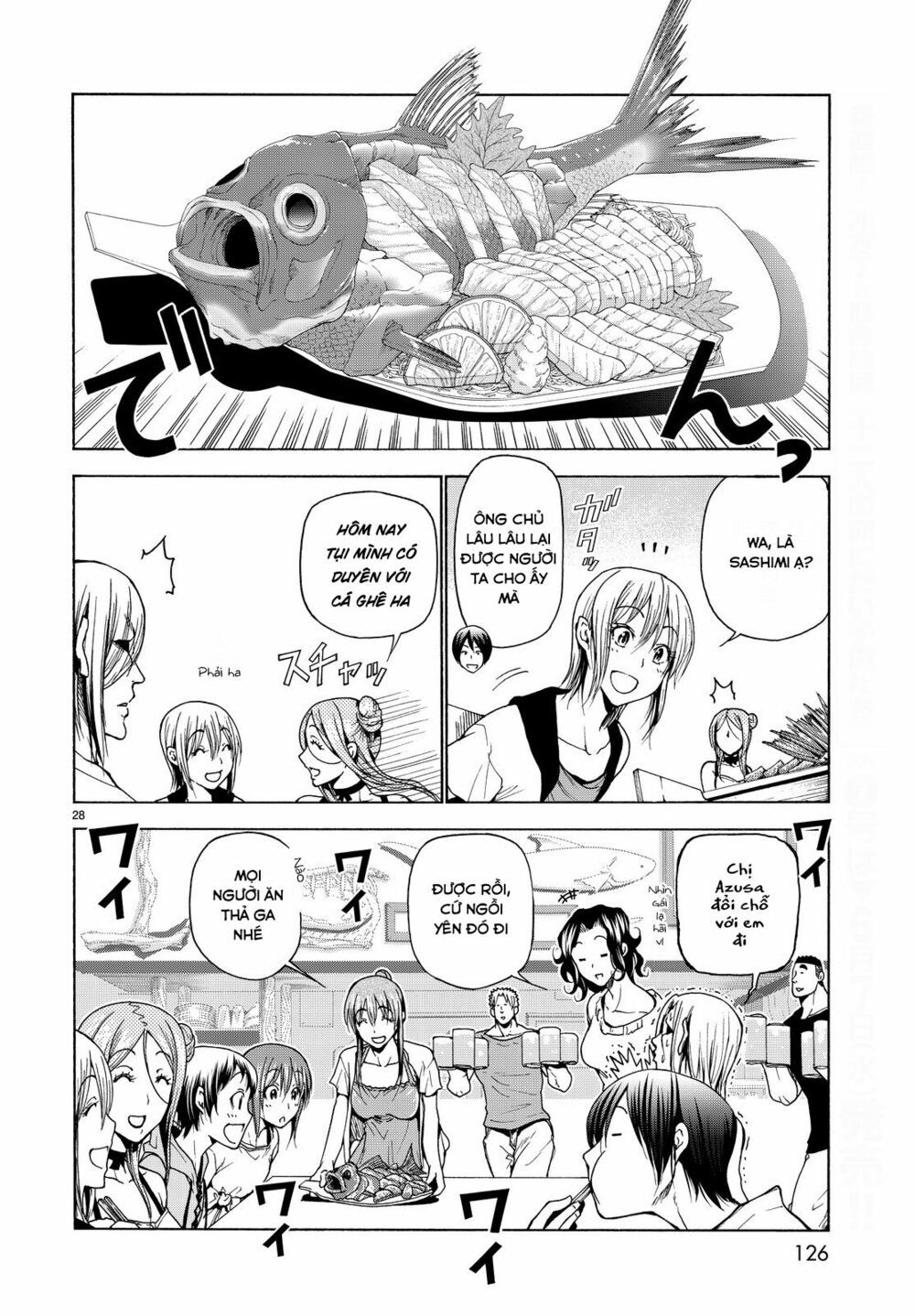 cô gái thích lặn - grand blue chapter 35 28