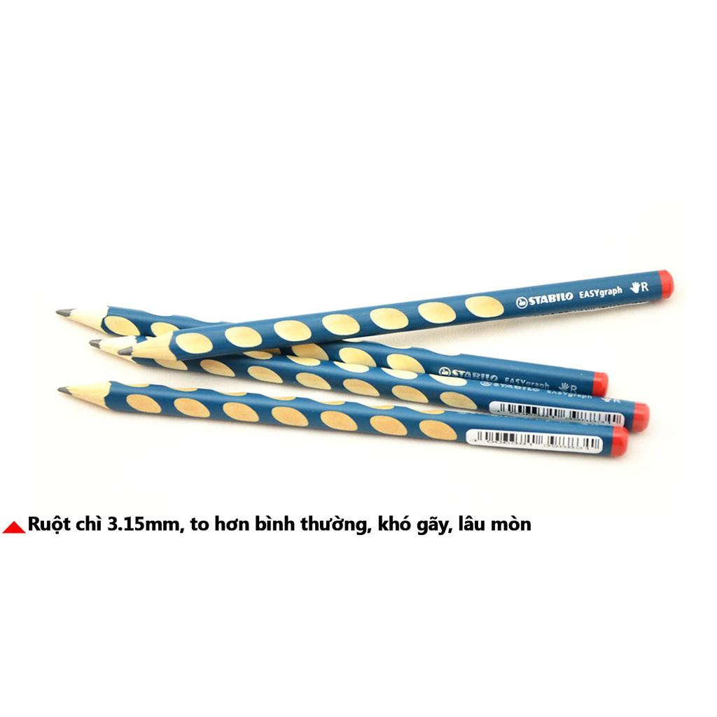 Bút chì Stabilo EASYgraph PCE32R dành cho tay phải - Bút chì phù hợp cho trẻ tập cầm bút