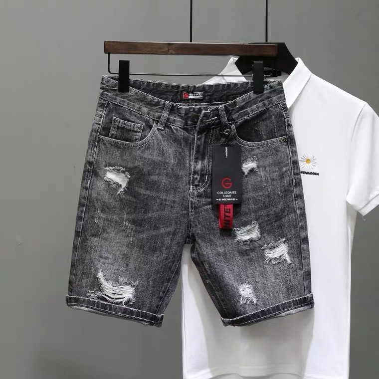 Quần Short Jean cao cấp co dãn tốt Thương Hiệu Chandi, phong cách hàn quốc mẫu mới nhất MR8010