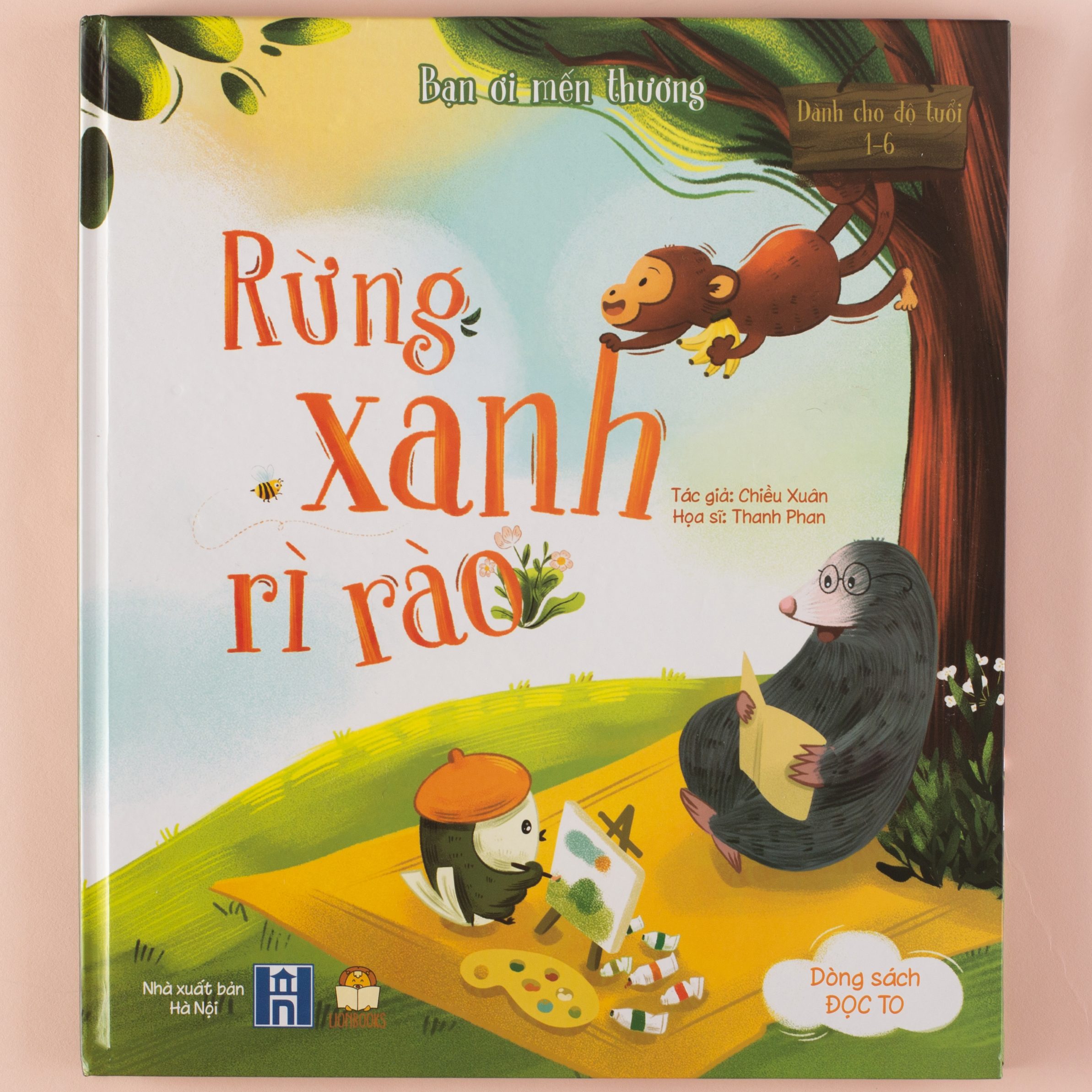 Truyện Kể Trước Giờ Đi Ngủ - Cuốn Rừng Xanh Rì Rào - Sách Bìa Cứng Cho Bé 0-3 4-5-6 tuổi