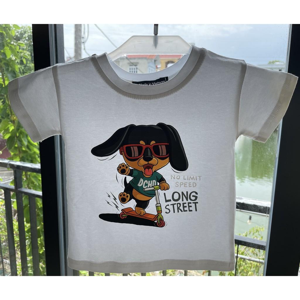 Áo thun trẻ em nam cotton 100% các màu : Mã 055