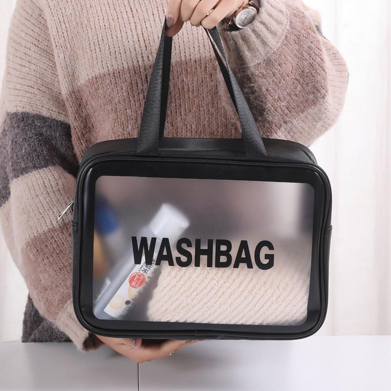 ( Size Lớn ) Túi Đựng Mỹ Phẩm, Đồ Trang Điểm WASHBAG - Túi Đựng Đồ Cá Nhân Du Lịch Thời Trang Chống Thấm Nước